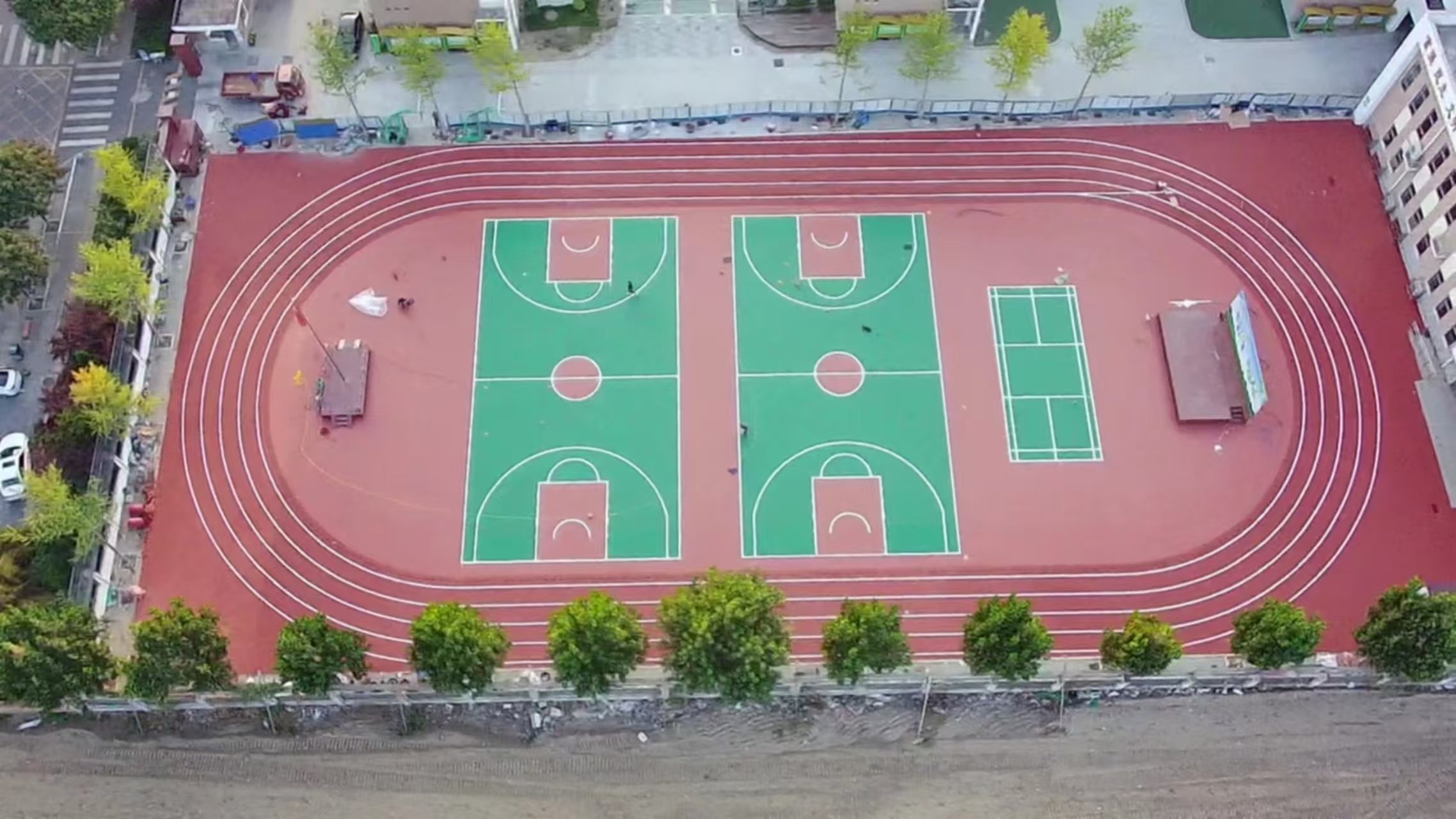 仙桃市EPDM地面学校塑胶跑道 - 厂家